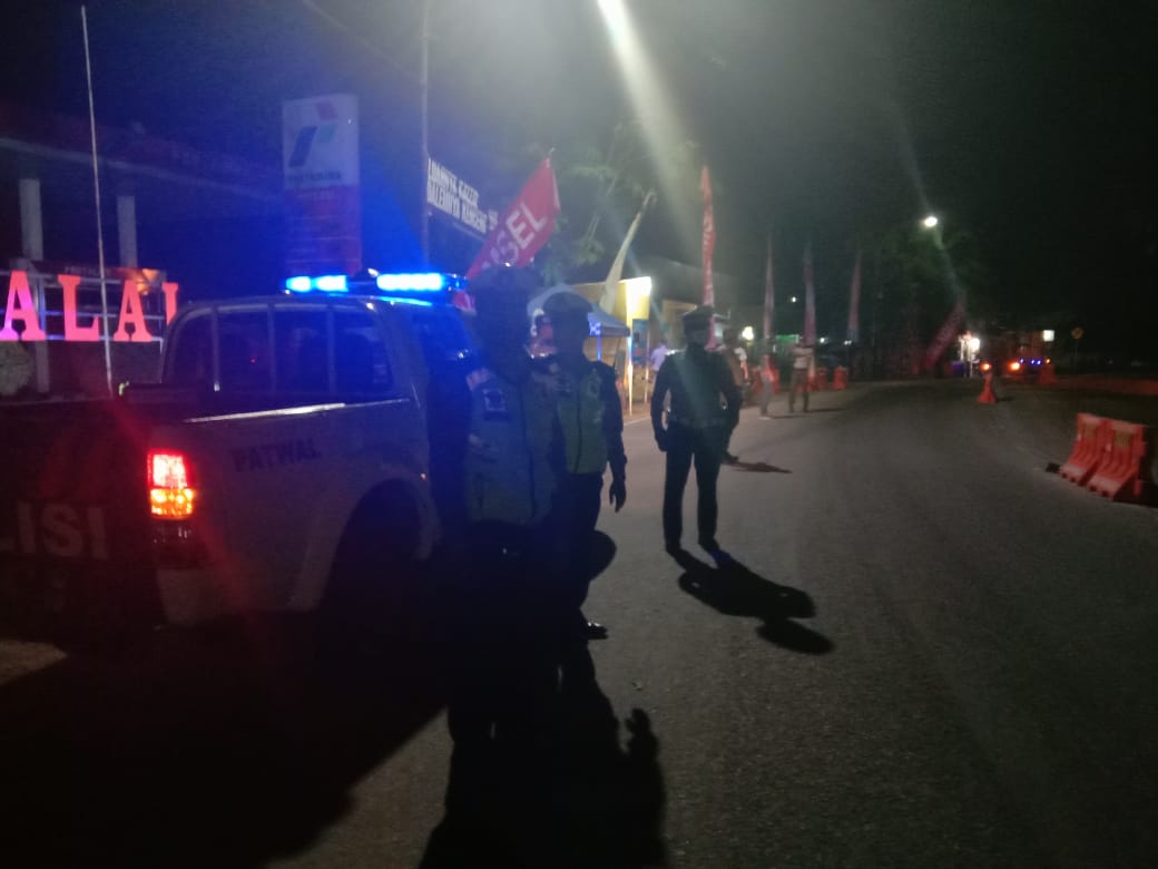 Sat Lantas Polres Tanjung Balai Public Speaking Memperdengarkan Maklumat Kapolri