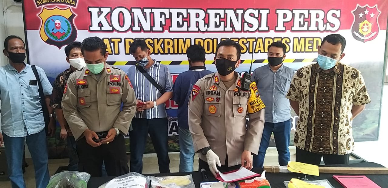 Tim Gabungan Satreskrim Polrestabes Medan Bekuk Tersangka Pembunuhan