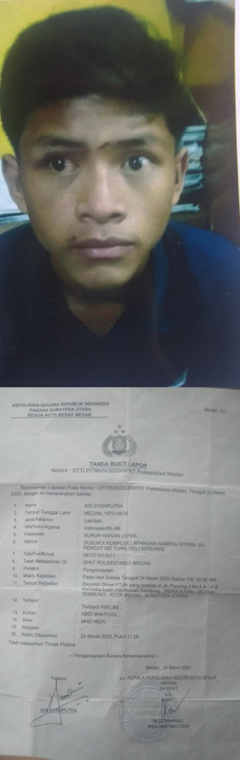 Korban Penganiayaan Kiki Cs Pertanyakan Kinerja Polisi