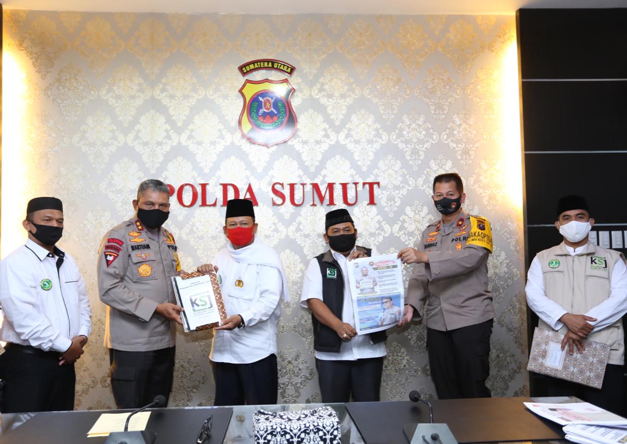 Mempererat Silaturrahmi, Kapolda Sumut Audiensi dengan Pimpinan Komunitas Sedekah Jumat Sumut