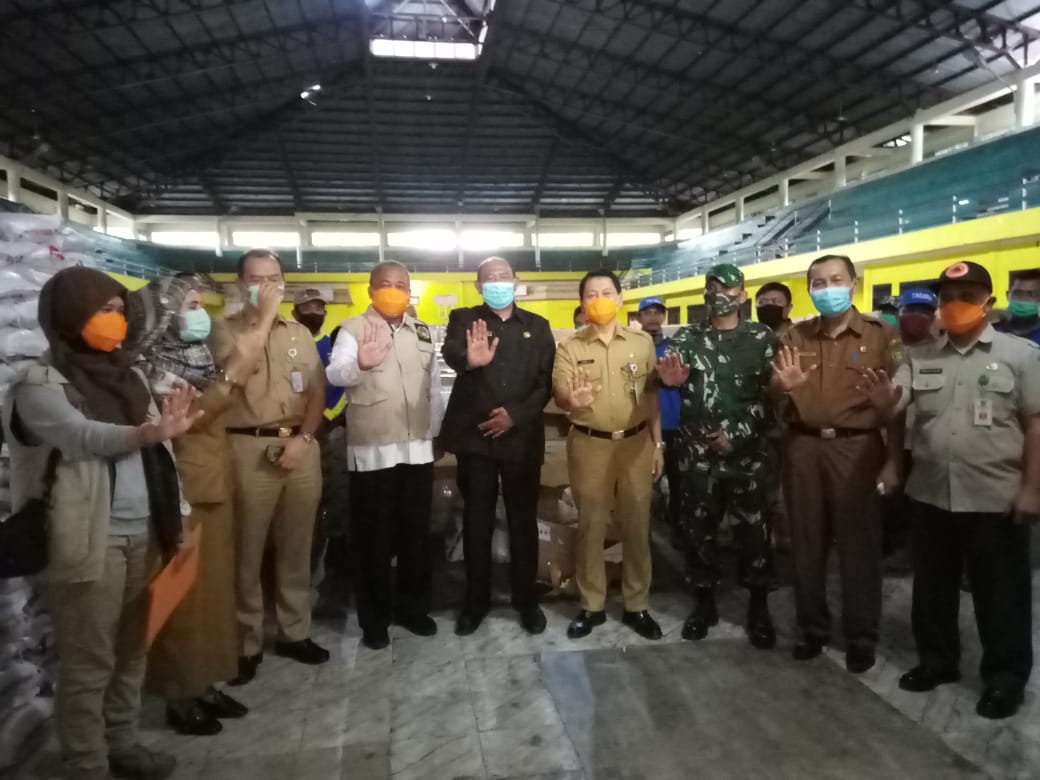 Pemkab Langkat Terima Bansos Covid 19 dari Pemprovsu