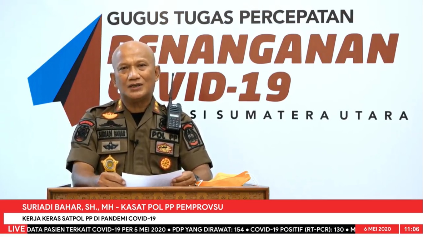 Satpol PP Kerja Pagi Hingga Malam  Putus Rantai Covid-19