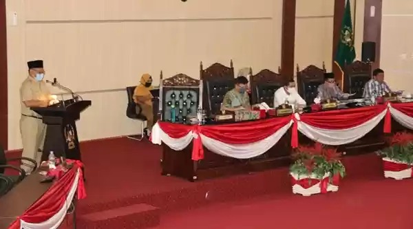 Sampaikan Nota Pengantar LPJ APBD TA 2019, Akhyar Sebut Realisasi Pendapatan Capai Rp5,5 Trilyun