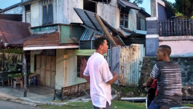 Gempa 4,8 Sabang, Satu Ruko dan Kantor Mukim Rusak Berat