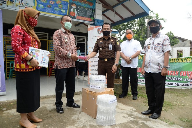 Pemprov dan Kejati Sumut Gelar Penyuluhan, Imbau Warga Terapkan 3M