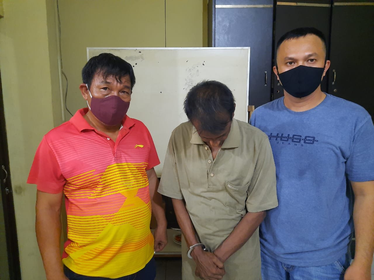 Gerebek Sebuah Warung, Personil Satres Narkoba Ringkus Ajudan Pemilik Shabu