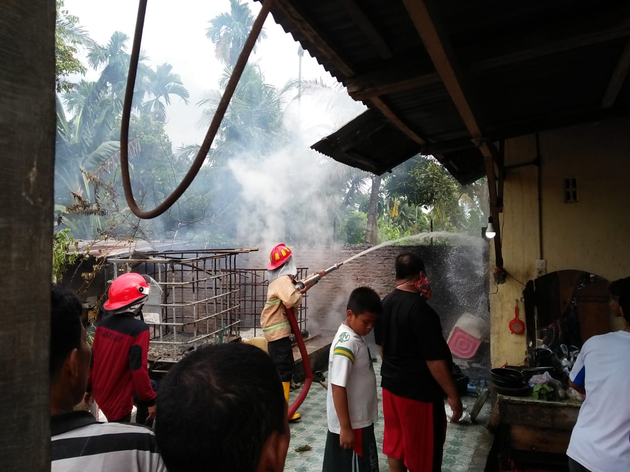 Diduga Lalai Gudang Rumah Milik Warga Ludes Terbakar