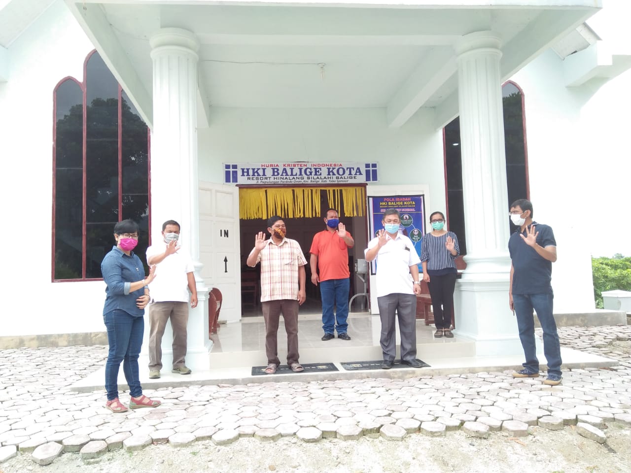 Tim GTPPC-19 Toba Monitoring Kesiapan Rumah Ibadah