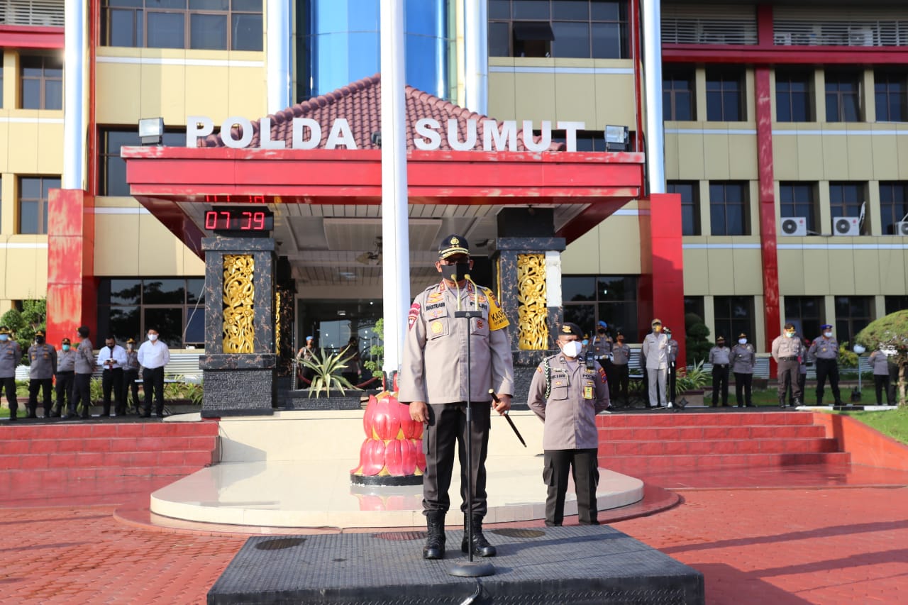 Kapolda Sumut : Menghadapi New Normal Personil Tetap Jalankan Tugas dan Tetap Produktif.