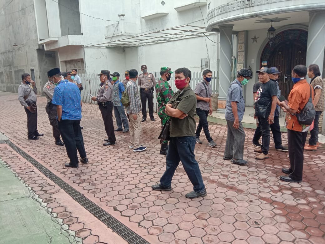 Jamin Situasi Aman Dan Kondusif, Polresta DS Pengamanan Eksekusi Pengosongan Bangunan