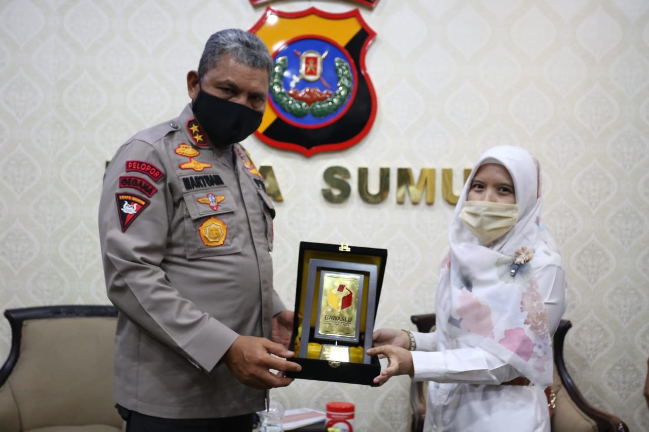 Menjelang Pilkada,Â Poldasu Terima Audensi Bawaslu Sumut