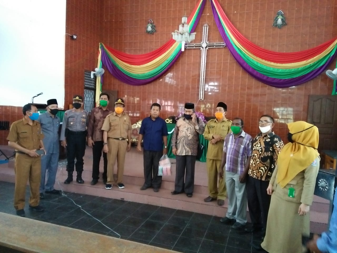 3 Pilar Kecamatan Galang Sosialisasikan Penyebaran Covid-