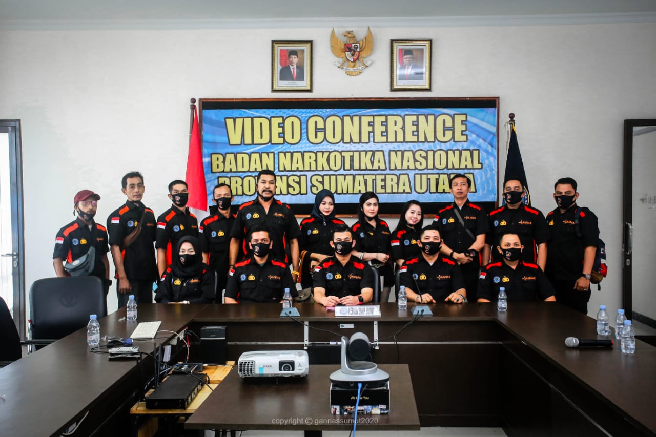 BNNP Sumut Terima Audiensi GANNAS Sumut Perangi Narkoba