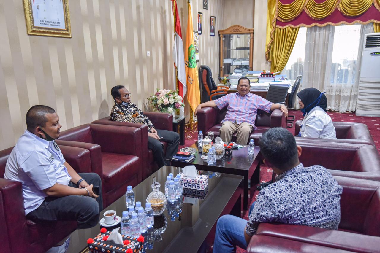 Wali Kota PSP Terima Kunjungan BNNK, Irsan Efendi : 