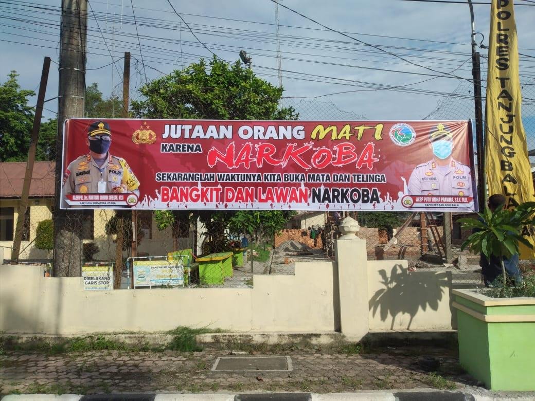 Polres Tanjung Balai Ajak Masyarakat Bangkit Melawan Narkoba