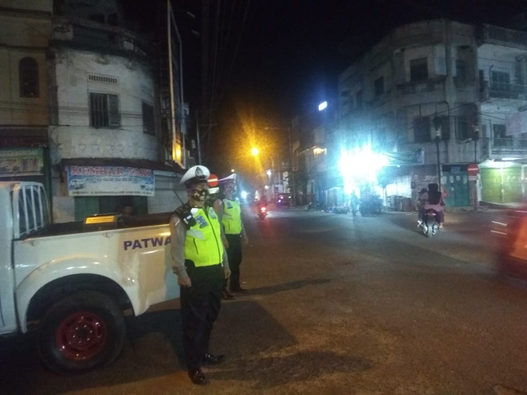 Sat Lantas Polres Tanjungbalai Sampaikan Himbauan Menuju New Normal