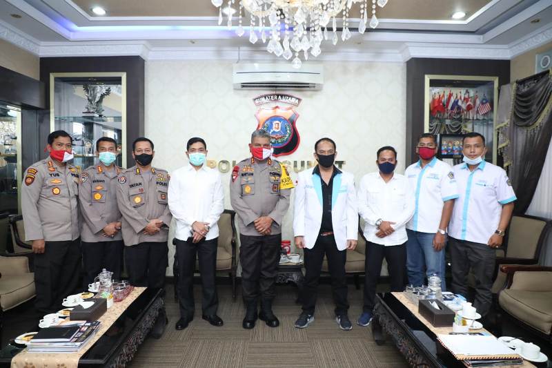 Kapolda Sumut Terima Kunjungan Organisasi Pedagang Pasar Sumatera Utara (OP2SU)