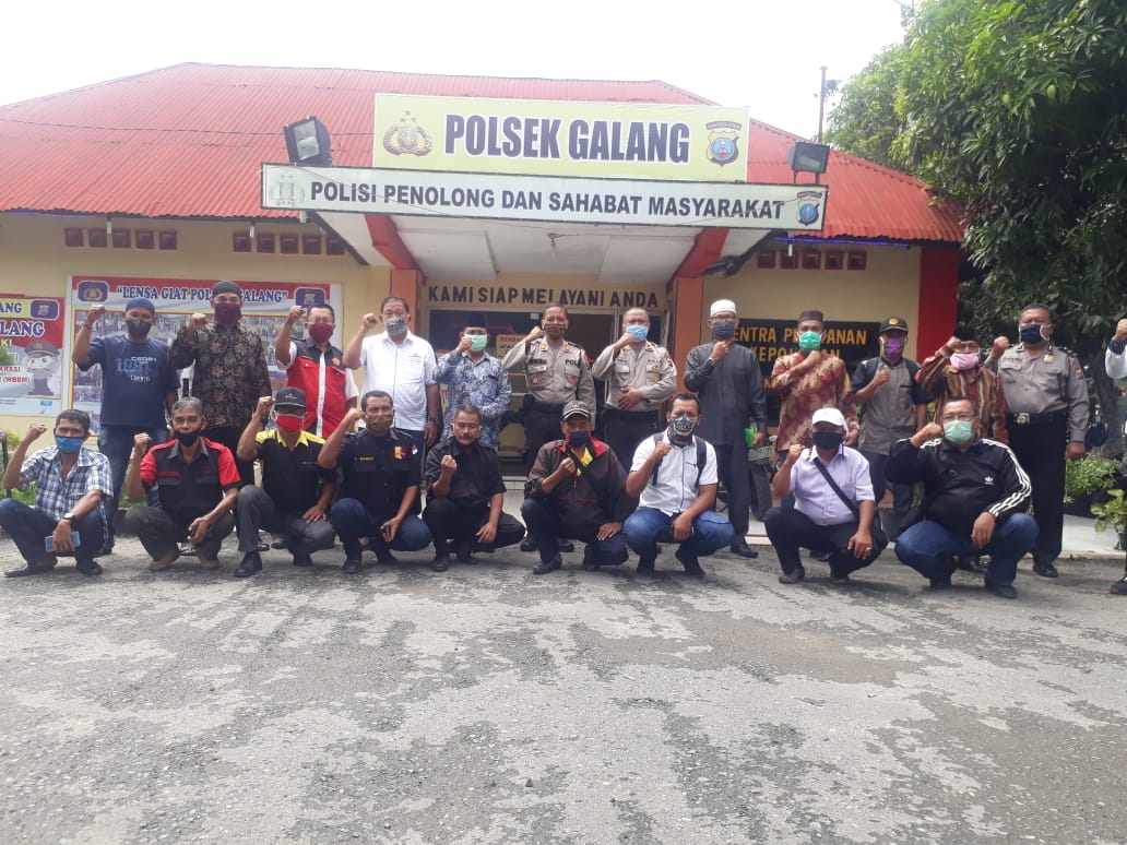 Kapolsek Galang Coffee Morning Bersama Tomas dan Insan Pers