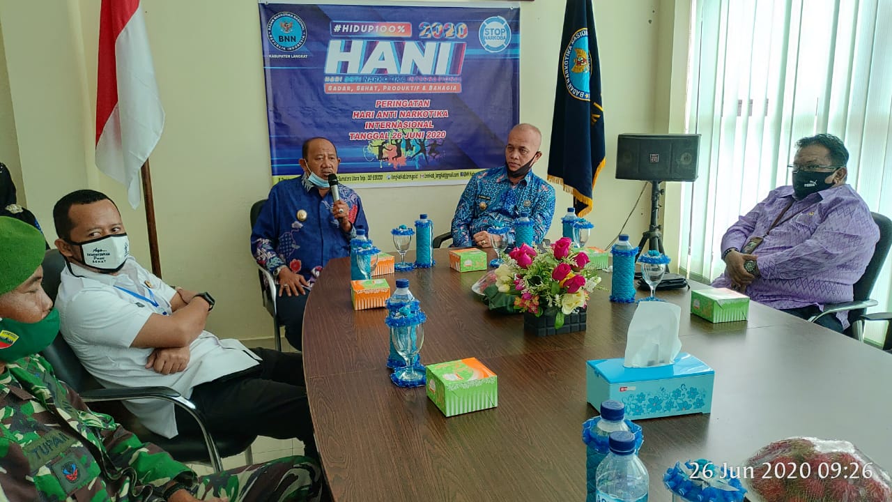 Pemkab Langkat Siap Dukung Pemberantasan Narkoba