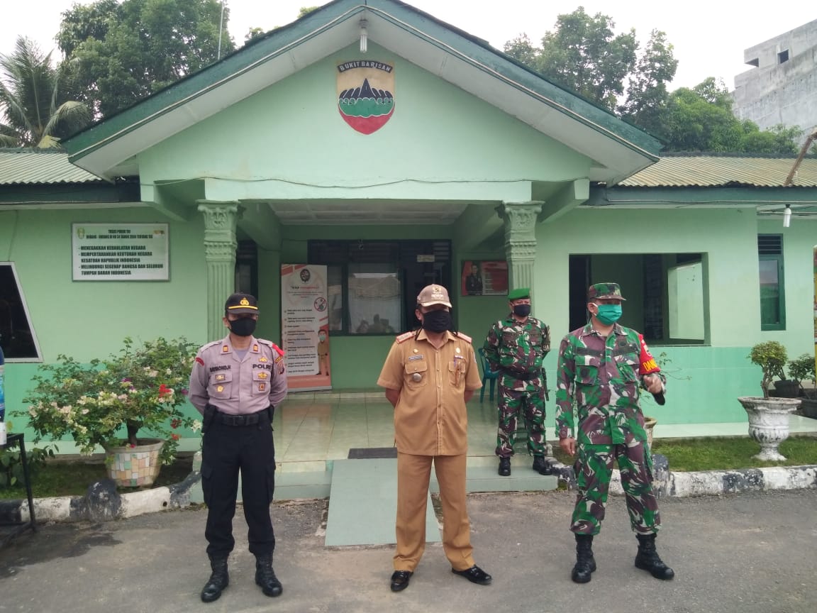 Bersama Muspika, Polsek Galang Polresta DS Terapkan Disiplin Kehidupan New Normal