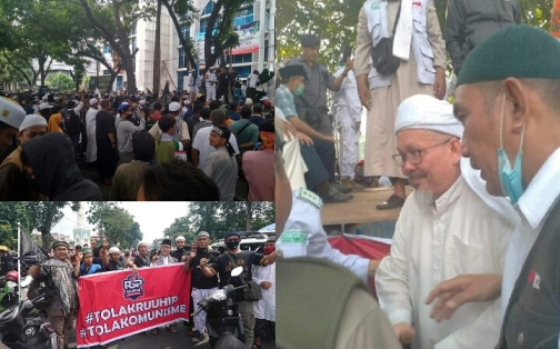 Demo di DPRDSU, Massa Ormas Islam Tuntut Usut Pengusung RUU HIP Â 