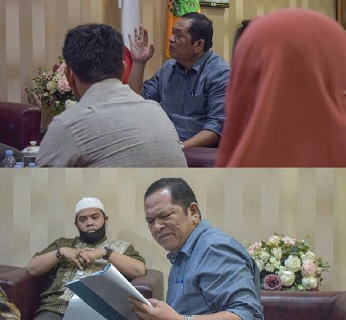 Wali Kota Irsan Efendi Nasution Terima Audiensi Pimpinan Ponpes Darul ikhlas