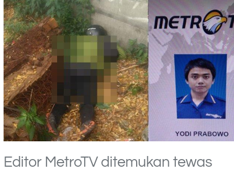 PWI Jaya Minta Polisi Secepatnya Ungkap Peristiwa Pembunuhan Editor Metro TV