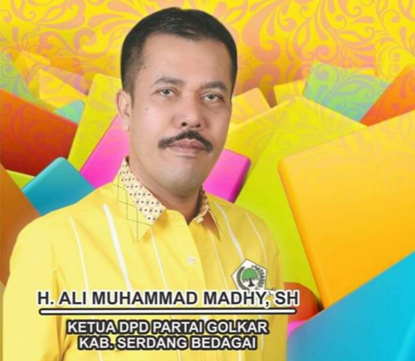 Ketua DPD Partai Golkar Sergai H Ali Madhy : Ijeck Mampu Besarkan Golkar
