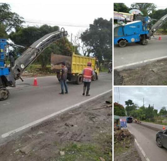 Korekan Tutup LobangÂ  jalan BPJN Ancam Penguna Jalan