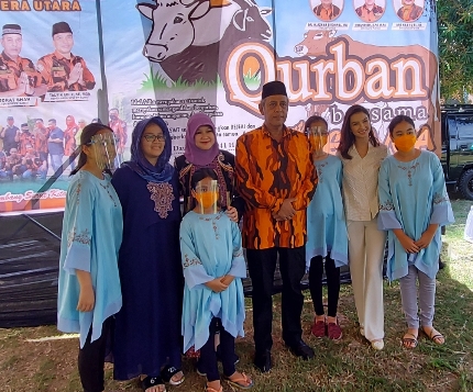 Makna Berqurban, Raline Shah : Semangat Berbagi