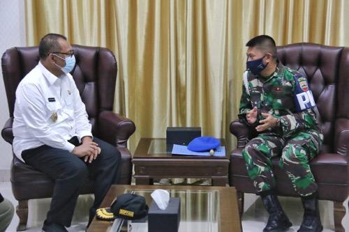 Akhyar Nasution Terima Audiensi Dandenpom 1/5 BB