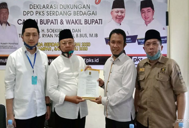 Soekirman-Tengku Ryan Terima Dukungan PKS
