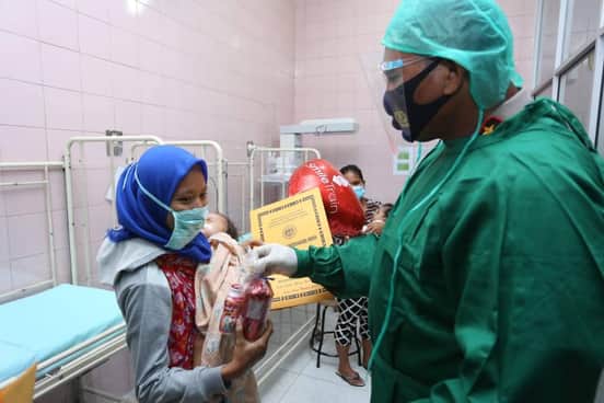 Bhayangkara ke 74, Polda Sumut Gelar Bakti Kesehatan Operasi Bibir Sumbing