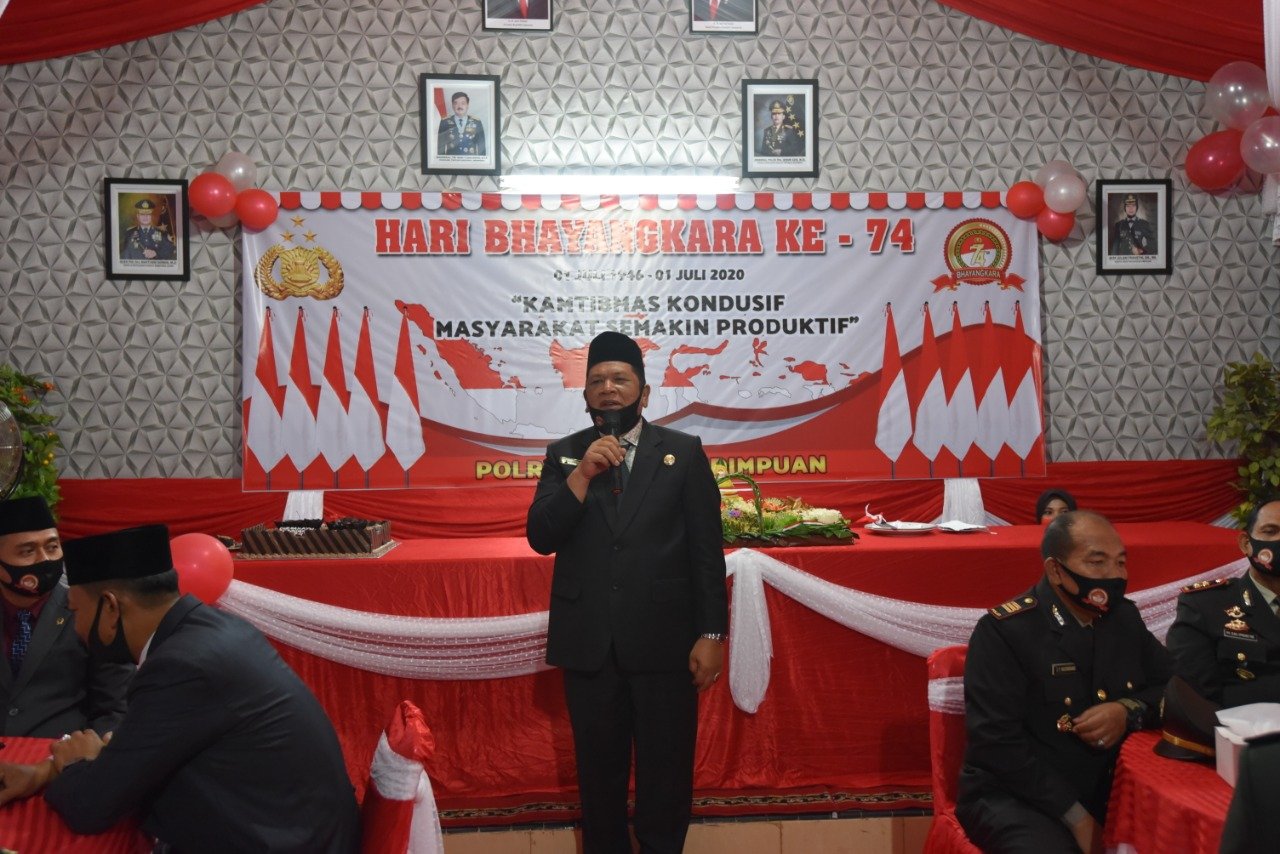 Walikota Irsan Mengucapkan Dirgahayu POLRI ke 74, Semoga Semakin Profesional