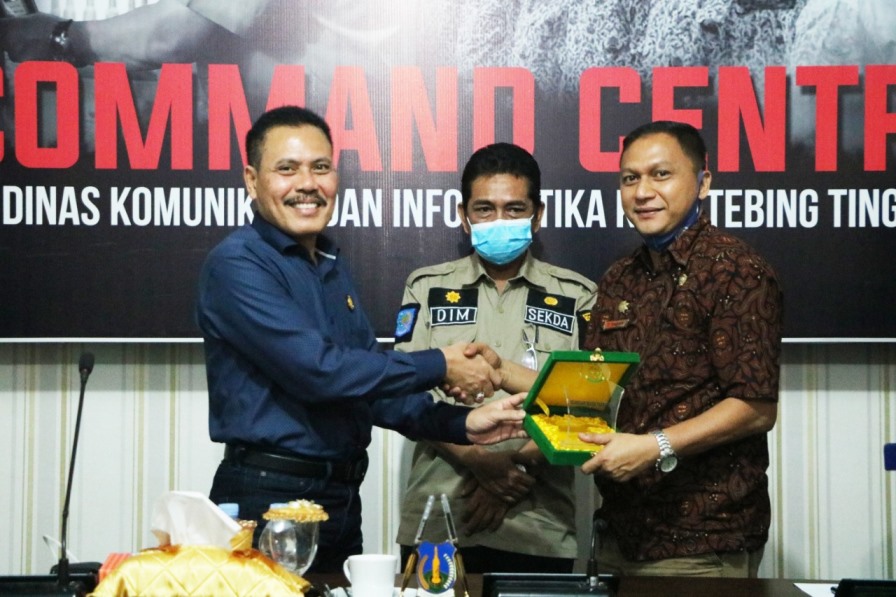 Diskominfo Dan Kejari T.Tinggi Jalin Kerjasama