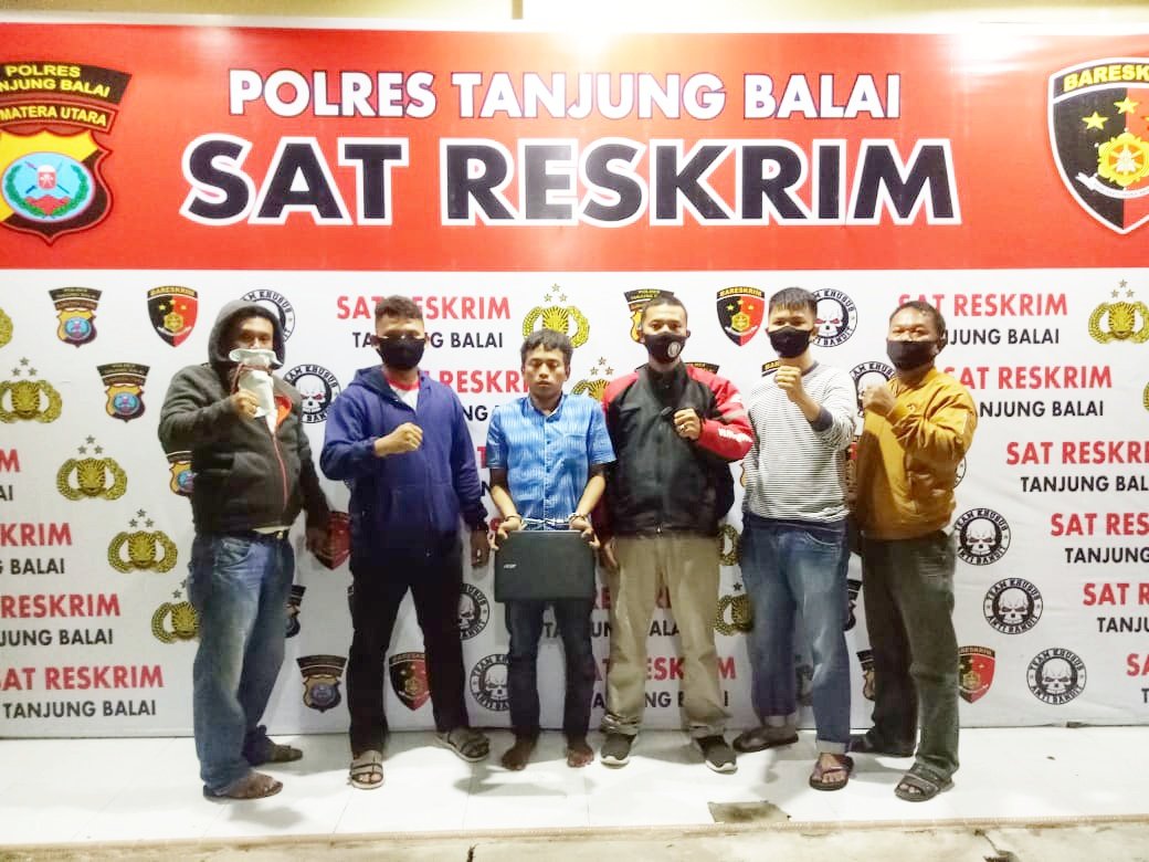 Tekab Sat Reskrim Polres Tanjungbalai Tangkap Pelaku Pembobol Kantor Lurah