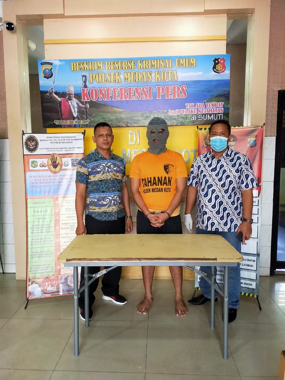 Tekab Polsek Medan Kota Ringkus Maling di RS Marta Friska