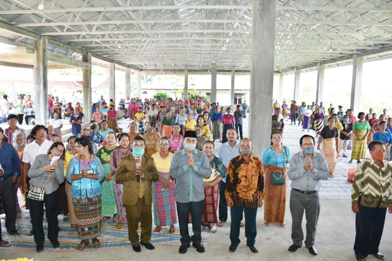 Wabup Sergai H Darma Wijaya Hadiri Pasae Ulaon di Kecamatan Dolok Masihul