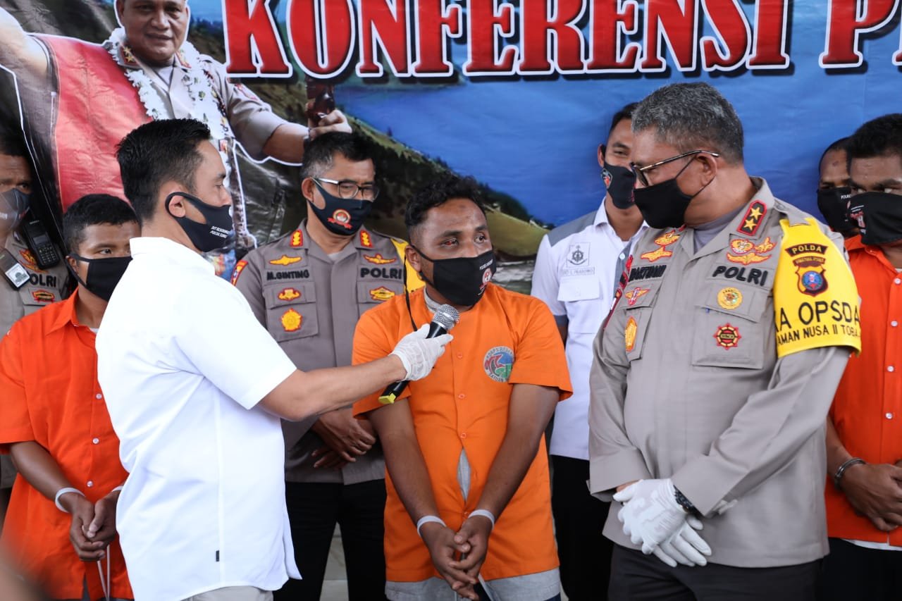 Diduga Minta Jatah 30% Dana BLT,Â 18 Pelaku Kerusuhan di Mompang Julu Madina Ditahan di Poldasu