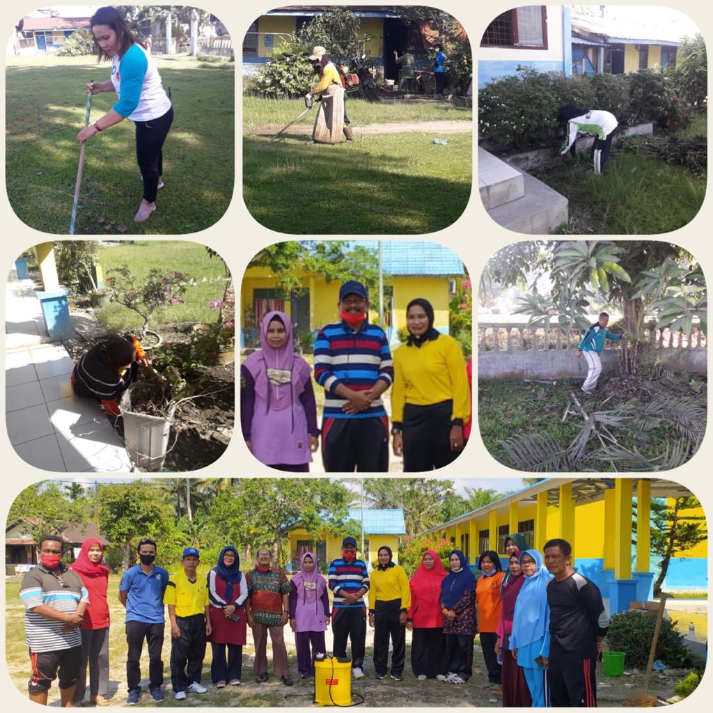 Kadisdik Batu Bara, Ilyas Â : Budayakan Kebersihan dan Keindahan di Lingkungan Sekolah.