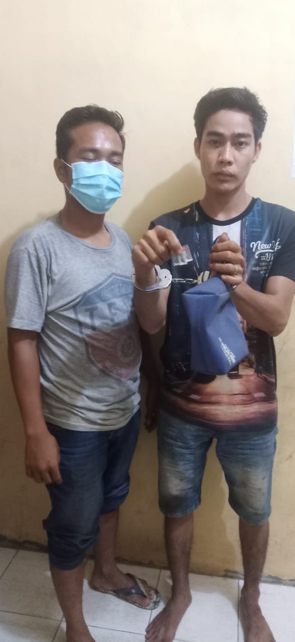 Polsek Pantai Cermin Ciduk Kurir Narkoba