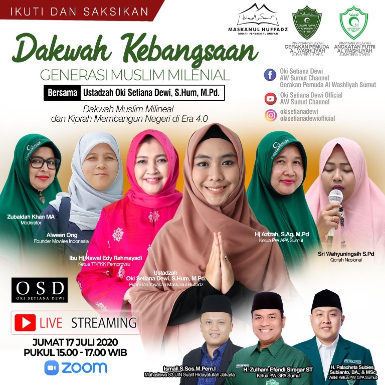 PW GPA Sumut Gelar Video Conference Melalui Media Sosial