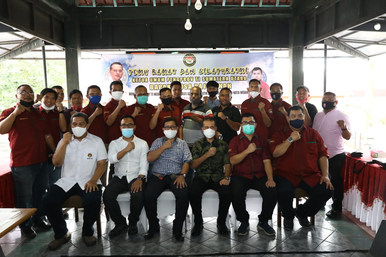 Silaturahmi Pengprov TI Sumut dan Pengkot TI Medan, H Hamdani Syahputra S.sos Dapat DukunganÂ 