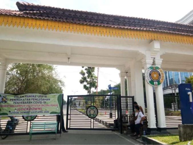 Karena Covid-19, Kampus USU Kembali Ditutup Sampai 2 Agustus 2020