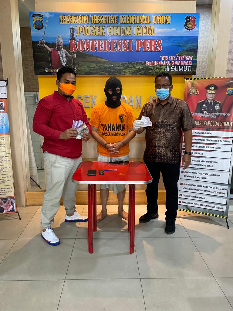 Diduga Bandar Togel Diciduk Tekab Polsek Medan Kota