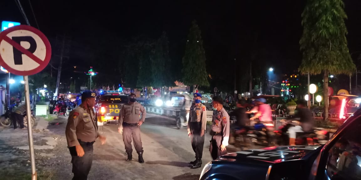 Polres Tanjung Balai Patroli Sosialisasi New Normal