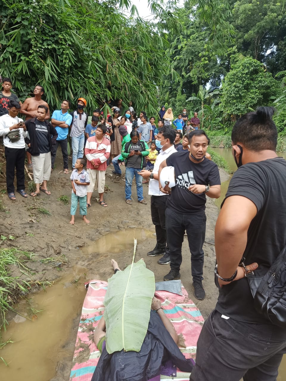 Pergi Mancing Abdul Malik Ditemukan Jadi Mayat di Aliran Sungai Deli.