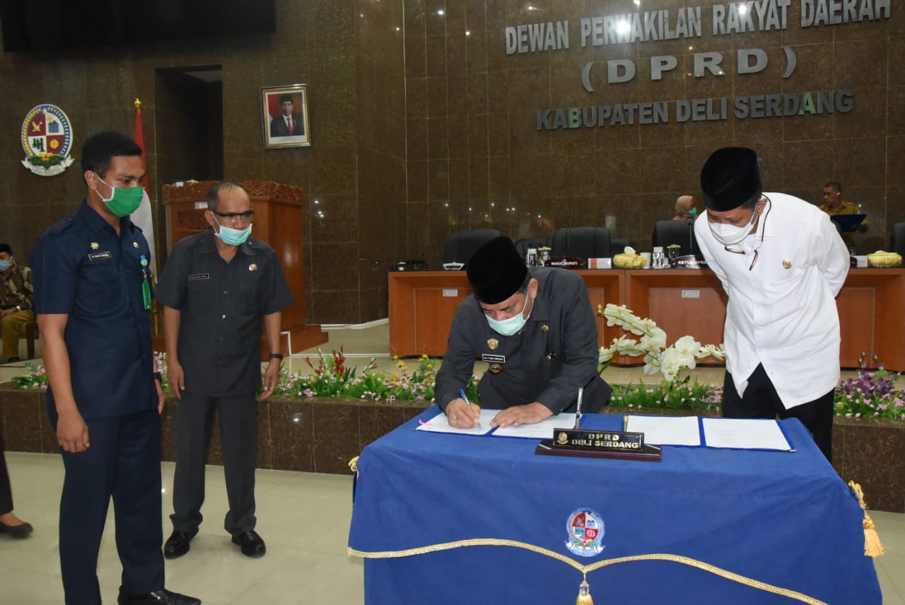 LPJ PelaksanaanÂ  APBD Deli SerdangÂ  TA 2019Â Disetujui