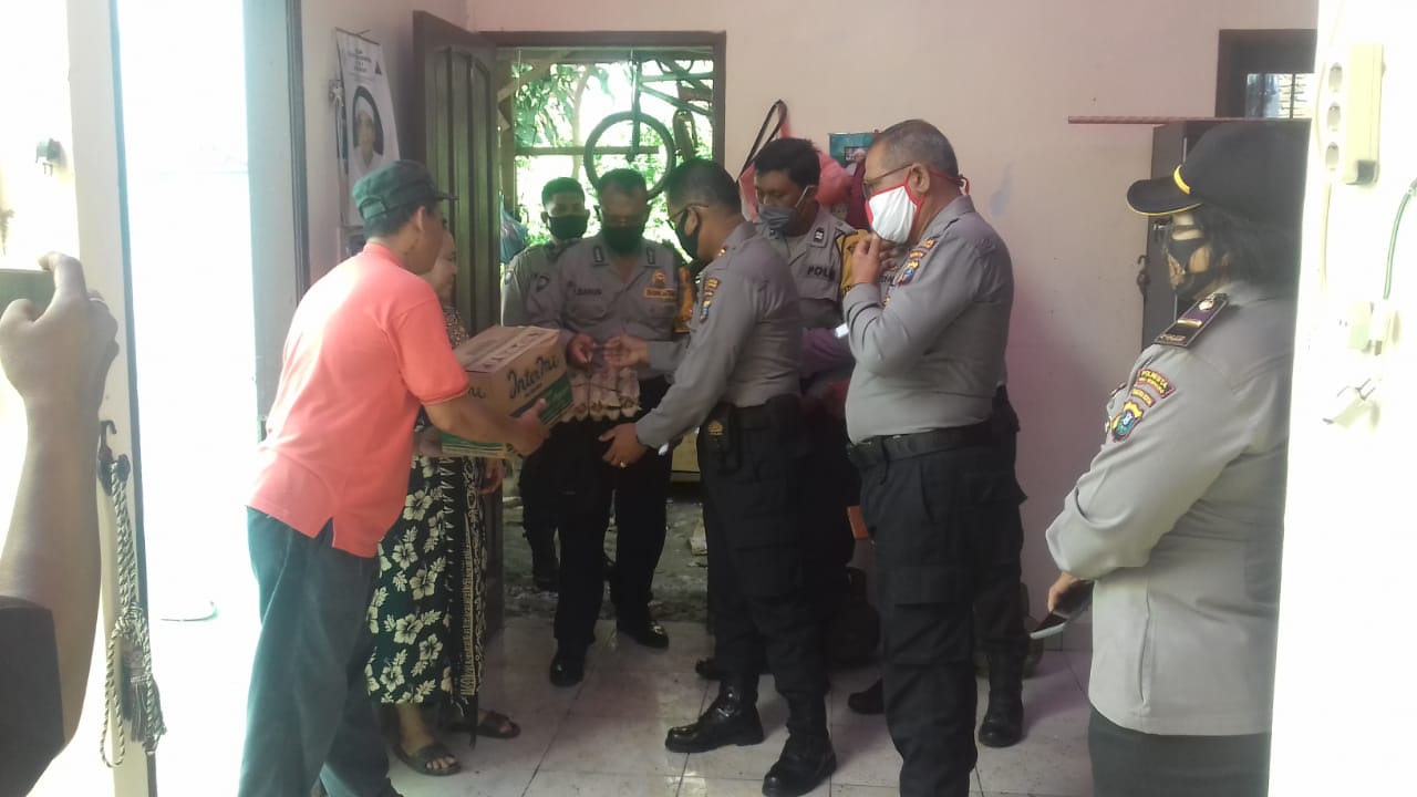 Kapolsek Namorambe Berikan Tali Asih