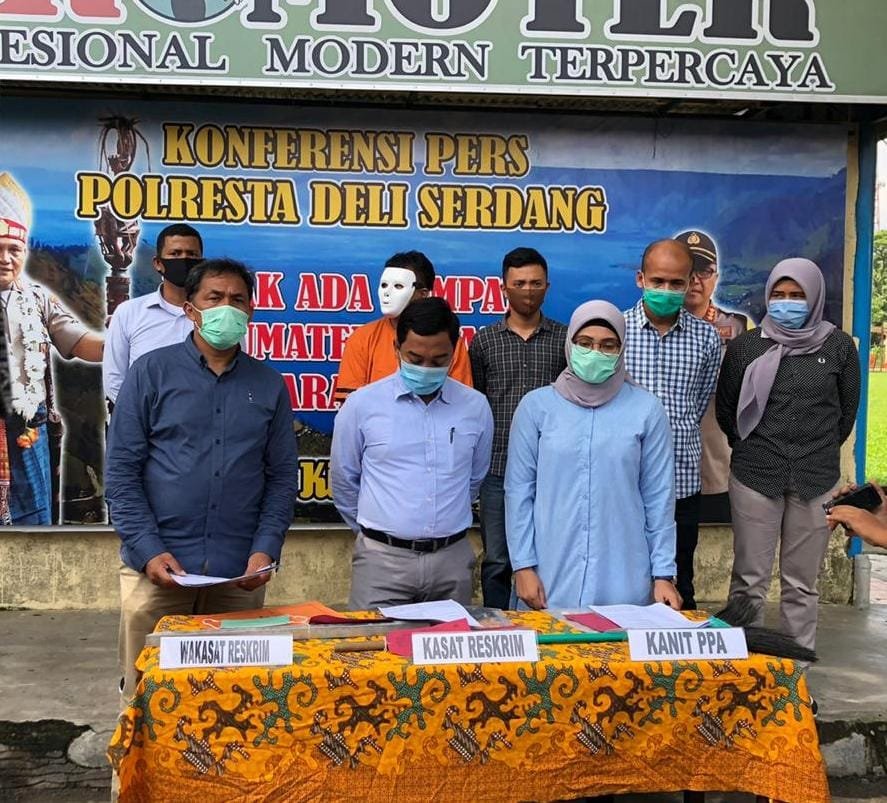 Pelaku KDRT Video Viral di Tangkap Sat Reskrim Polresta Deli Serdang